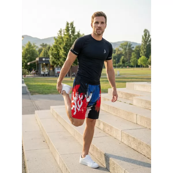  Muške premium funkcionalne kratke hlače bez džepova ALTISPORT VOJ/ALM036KRA02 PRUGE 