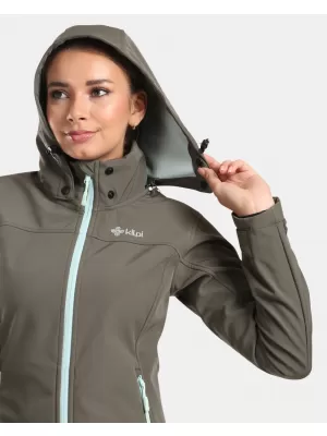 Ženska softshell jakna KILPI RAVIA-W WL0129KI TAMNO ZELENA