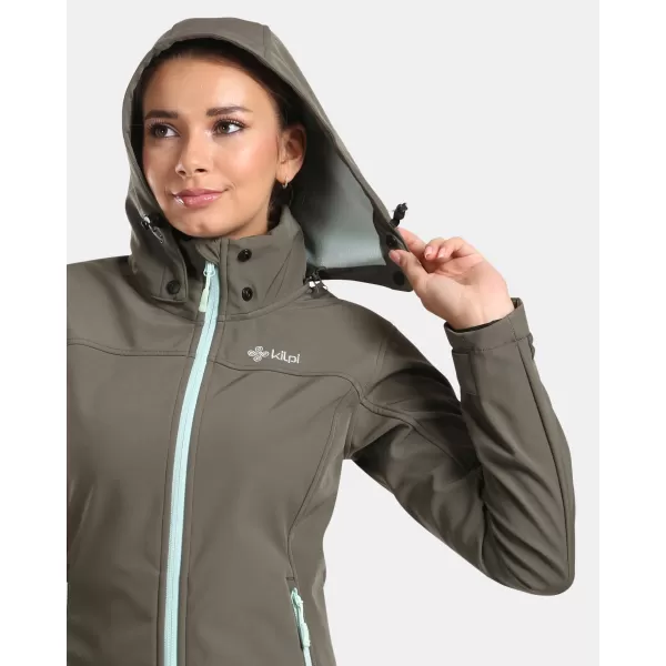  Ženska softshell jakna KILPI RAVIA-W WL0129KI TAMNO ZELENA 