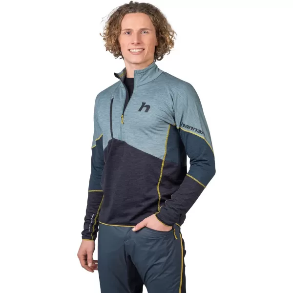  Muški sweatshirt HANNAH NIRO HZ SREBRNO PLAVA/ANTRACIT MEL 