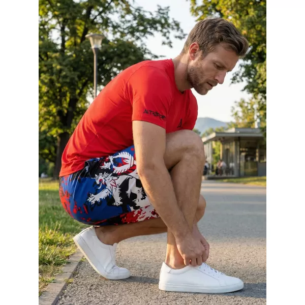  Muške premium funkcionalne kratke hlače bez džepova ALTISPORT VOJ/ALM036KRA02 MRLJE 