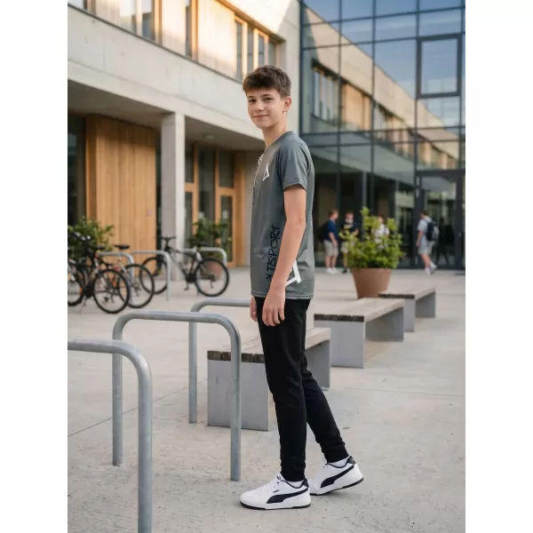  Dječja premium funkcionalna majica ALTISPORT VOJ/ALK004TR01 GRAFIT 