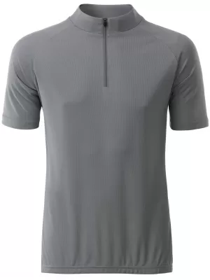 Muški biciklistički dres ALTISPORT NoPrint NP/ALM215NJ SREBRO