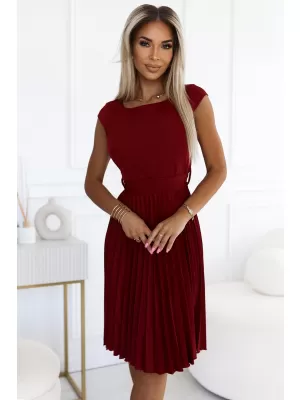 Haljina NUMOCO LILA 311-15 BURGUNDIJSKI