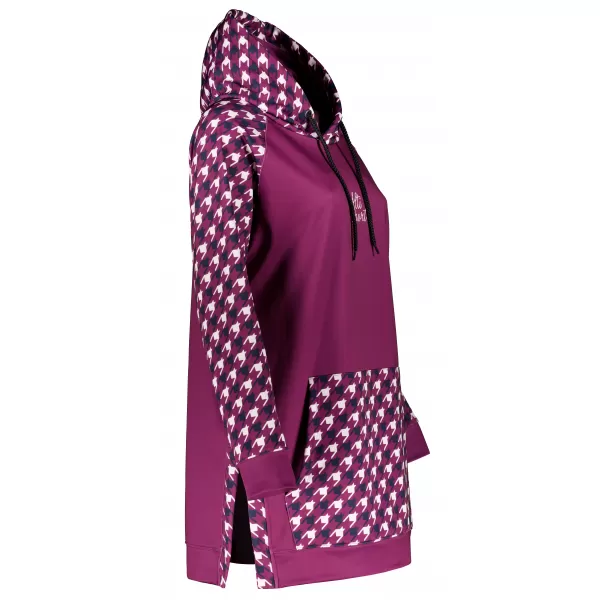  Ženski funkcionalni produljeni sweatshirt premium ALTISPORT VOJ/ALW048MI03 LJUBIČASTA 
