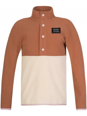 Dječji sweatshirt HANNAH MINT JR ARGANOVO ULJE/SMEĐA RIŽA