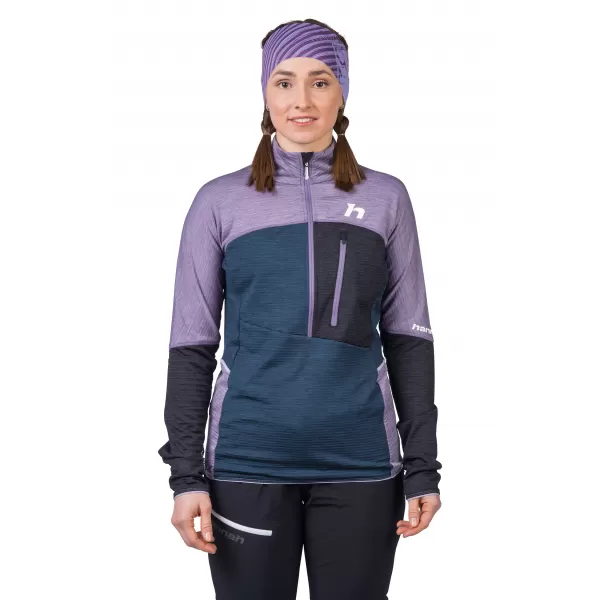  Ženski sweatshirt HANNAH MEDA HZ LAVANDA SIVA/SLOJEVITO S ML 