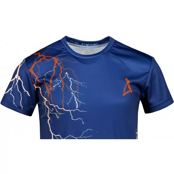  Dječja premium funkcionalna majica ALTISPORT VOJ/ALK004TR01 TAMNOPLAVA/SMEĐA 