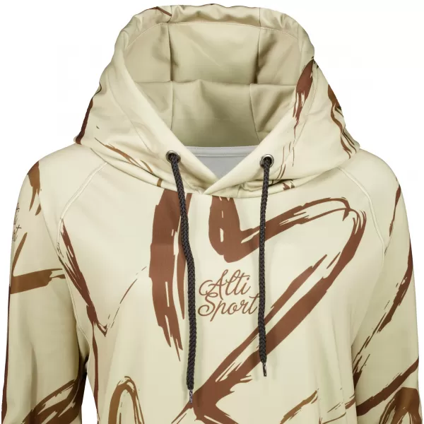  Ženski funkcionalni produljeni sweatshirt premium ALTISPORT VOJ/ALW049MI03 SMEĐA 