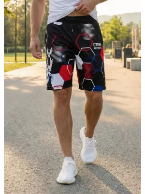 Muške premium funkcionalne kratke hlače bez džepova ALTISPORT VOJ/ALM036KRA02 HEKSA CRNA