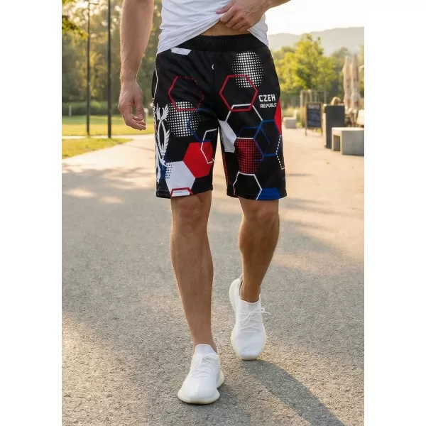  Muške premium funkcionalne kratke hlače bez džepova ALTISPORT VOJ/ALM036KRA02 HEKSA CRNA 
