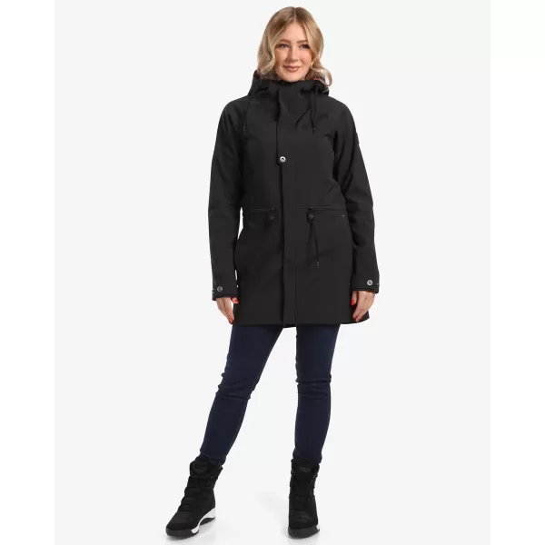  Ženski softshell kaput KILPI LASIKA-W WL0136KI CRNA 