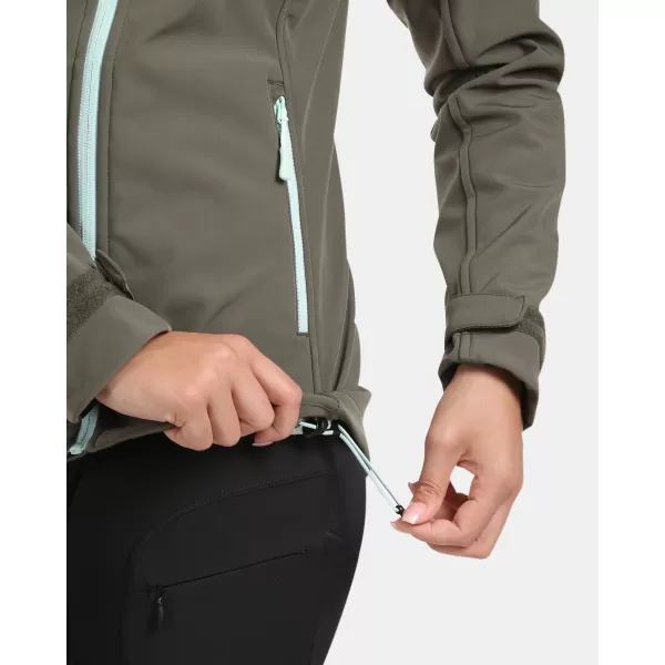  Ženska softshell jakna KILPI RAVIA-W WL0129KI TAMNO ZELENA 