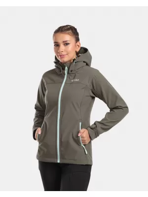 Ženska softshell jakna KILPI RAVIA-W WL0129KI TAMNO ZELENA