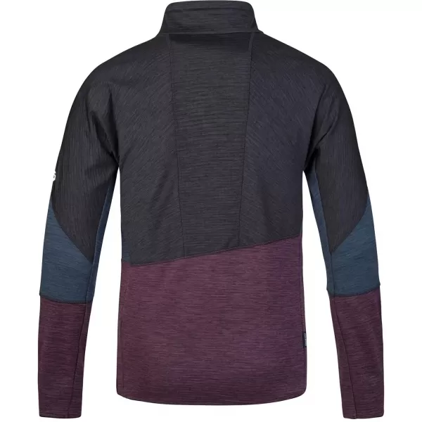  Muški sweatshirt HANNAH NIRO HZ ANTRACIT/SUHA ŠLJIVA LJUBIČASTA MEL 