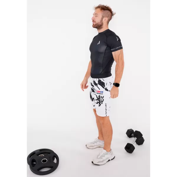  Muške premium funkcionalne kratke hlače bez džepova ALTISPORT VOJ/ALM036KRA02 APSTRAKCIJA 