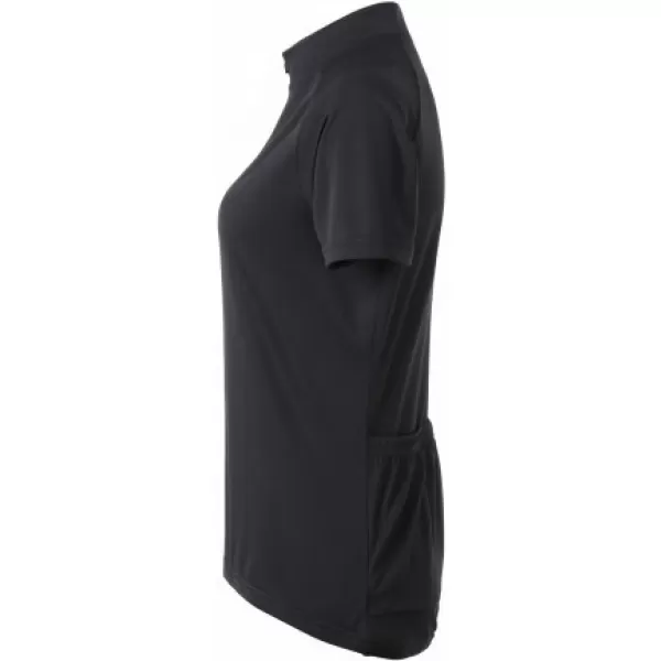  Ženski biciklistički dres ALTISPORT NoPrint NP/ALW115NJ CRNA 