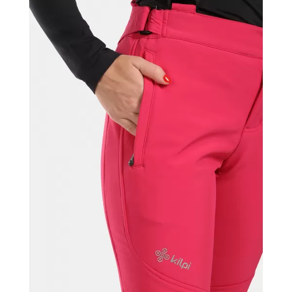  Ženske softshell skijaške hlače KILPI RHEA-W WL0409KI RUŽIČASTA 