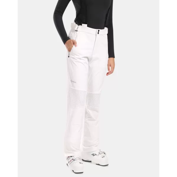  Ženske softshell skijaške hlače KILPI DIONE-W WL0408KI BIJELA 