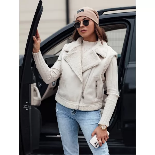  Prsluk DSTREET WOOLZIP TY4743 BIJELA 