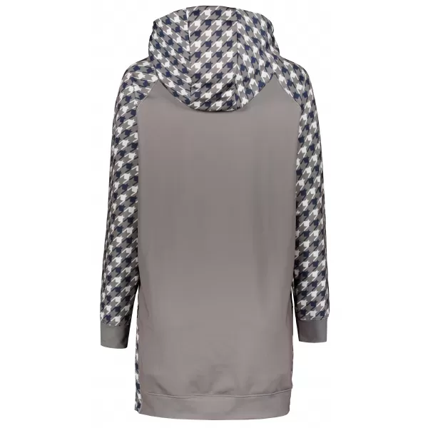  Ženski funkcionalni produljeni sweatshirt premium ALTISPORT VOJ/ALW048MI03 SIVA 