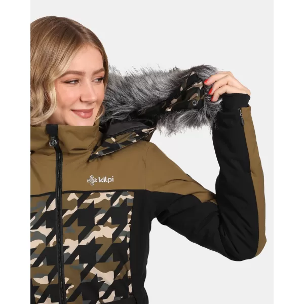  Ženska skijaška jakna KILPI CLAIR-W WL0107KI KAKI 