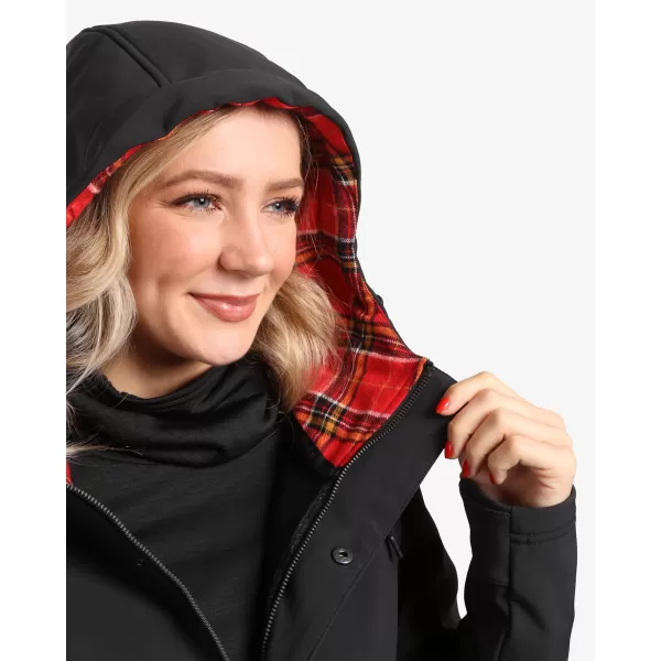  Ženski softshell kaput KILPI LASIKA-W WL0136KI CRNA 