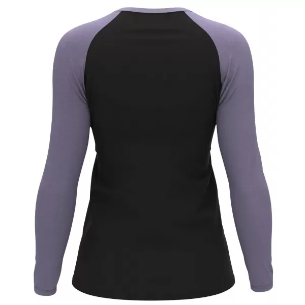  Ženska majica s dugim rukavima HANNAH LESLIE L/S ANTRACIT/WISTERIA 