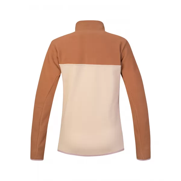 Ženski sweatshirt HANNAH NUKA ARGANOVO ULJE/SMEĐA RIŽA 