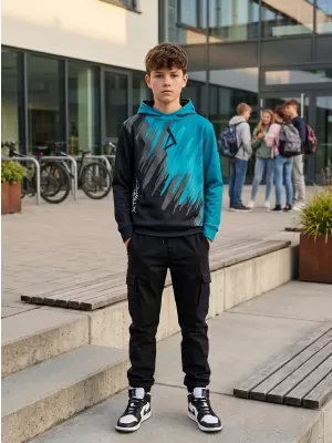 Dječja vrhunska funkcionalna majica ALTISPORT VOJ/ALK006MI01 KEROZIN/PLAVA