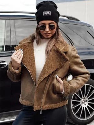 Ženska jakna DSTREET SOFTSTILL TY4747 KARAMELA