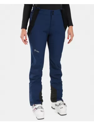 Ženske softshell skijaške hlače KILPI RHEA-W WL0409KI TAMNOPLAVA