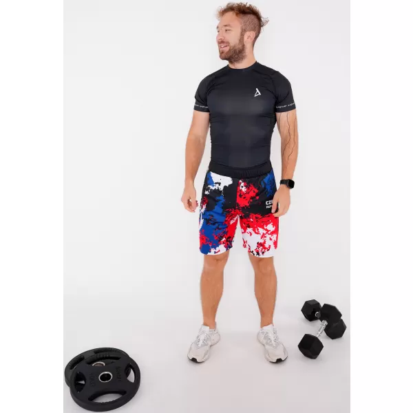  Muške premium funkcionalne kratke hlače bez džepova ALTISPORT VOJ/ALM036KRA02 MRLJE 