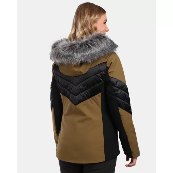  Ženska skijaška jakna KILPI LIN-W WL0110KI KAKI 
