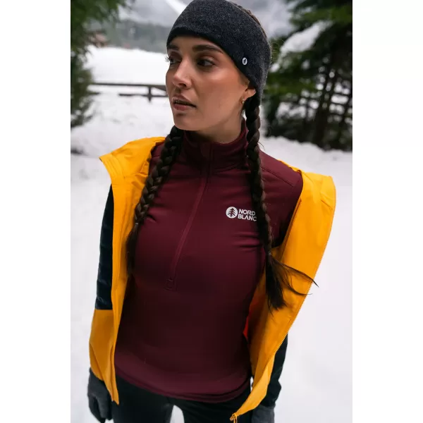  Ženska termo majica NORDBLANC FLOATY NBBLD7975 TAMNOCRVENA 