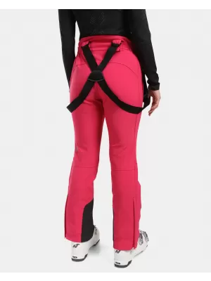 Ženske softshell skijaške hlače KILPI RHEA-W WL0409KI RUŽIČASTA