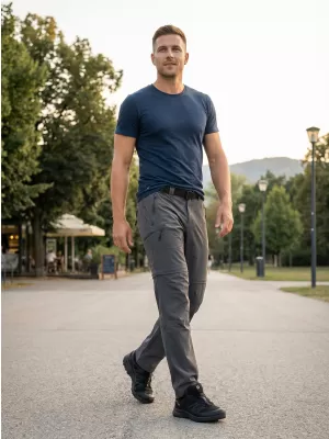 Muške hlače/kratke hlače ALTISPORT NoPrint NP/ALM2021NJ UGLJIK