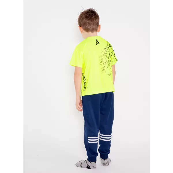  Dječja premium funkcionalna majica ALTISPORT VOJ/ALK004TR01 NEON ŽUTA 