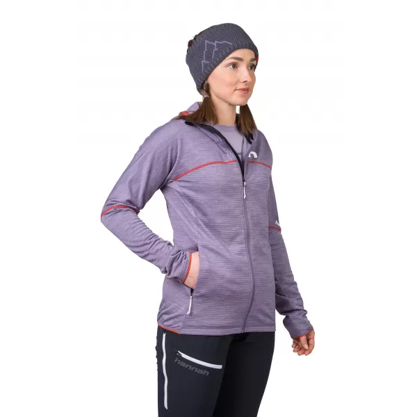  Ženski sweatshirt HANNAH MEDA HOODY LAVANDA SIVA MEL 