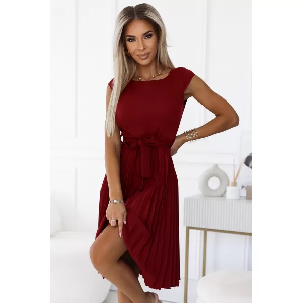  Haljina NUMOCO LILA 311-15 BURGUNDIJSKI 