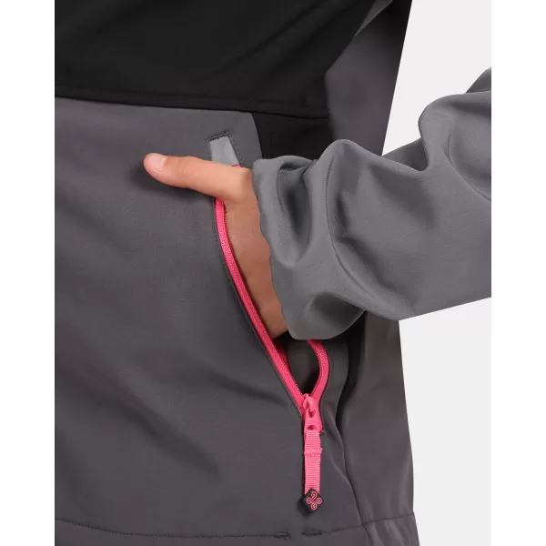  Softshell jakna za djevojčice KILPI RAVIA-J WJ0113KI CRNA 