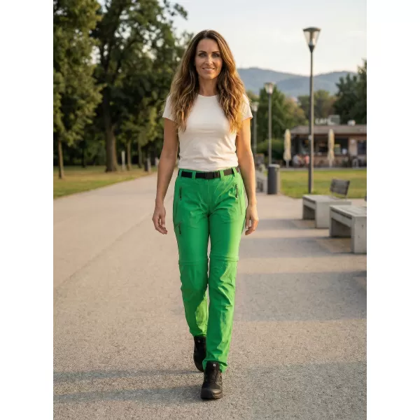  Ženske hlače/kratke hlače ALTISPORT NoPrint NP/ALW1021NJ PAPRAT ZELENA 