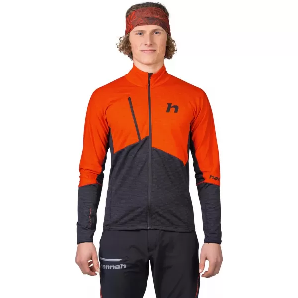 Muški sweatshirt HANNAH NIRO PIKANTNA NARANČA/ANTRACIT MEL 