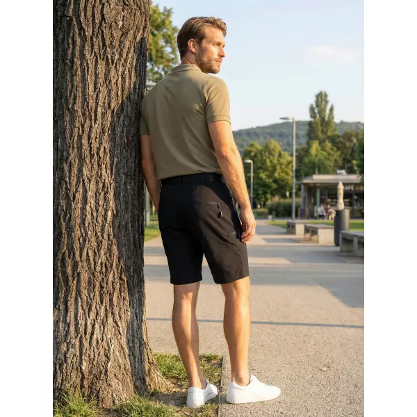  Muške kratke hlače ALTISPORT NoPrint NP/ALM4021NJ CRNA 