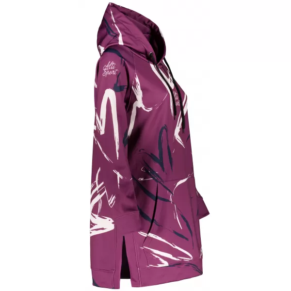  Ženski funkcionalni produljeni sweatshirt premium ALTISPORT VOJ/ALW049MI03 LJUBIČASTA 