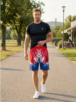 Muške premium funkcionalne kratke hlače bez džepova ALTISPORT VOJ/ALM036KRA02 LAV