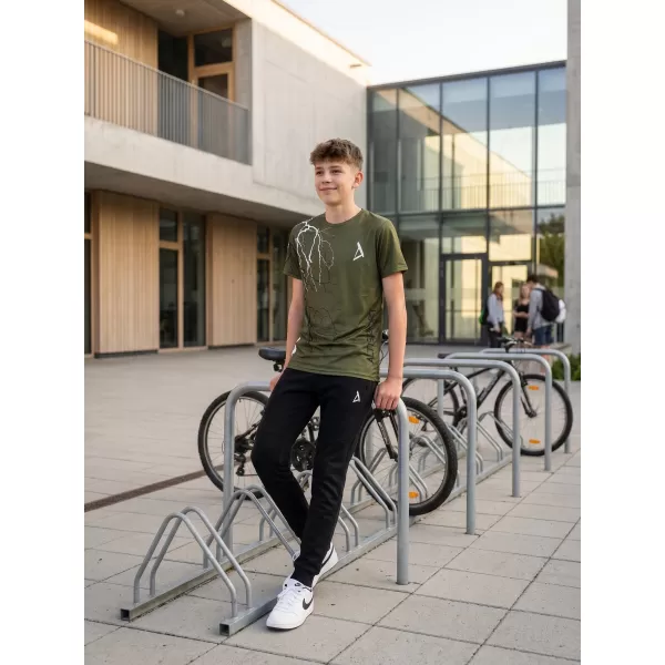  Dječja premium funkcionalna majica ALTISPORT VOJ/ALK004TR01 MASLINA 