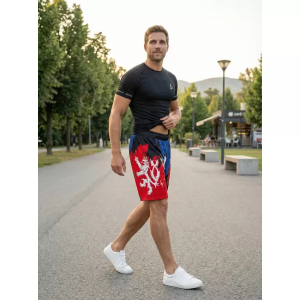  Muške premium funkcionalne kratke hlače bez džepova ALTISPORT VOJ/ALM036KRA02 PRUGE 
