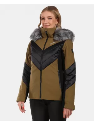 Ženska skijaška jakna KILPI LIN-W WL0110KI KAKI