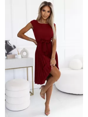 Haljina NUMOCO LILA 311-15 BURGUNDIJSKI